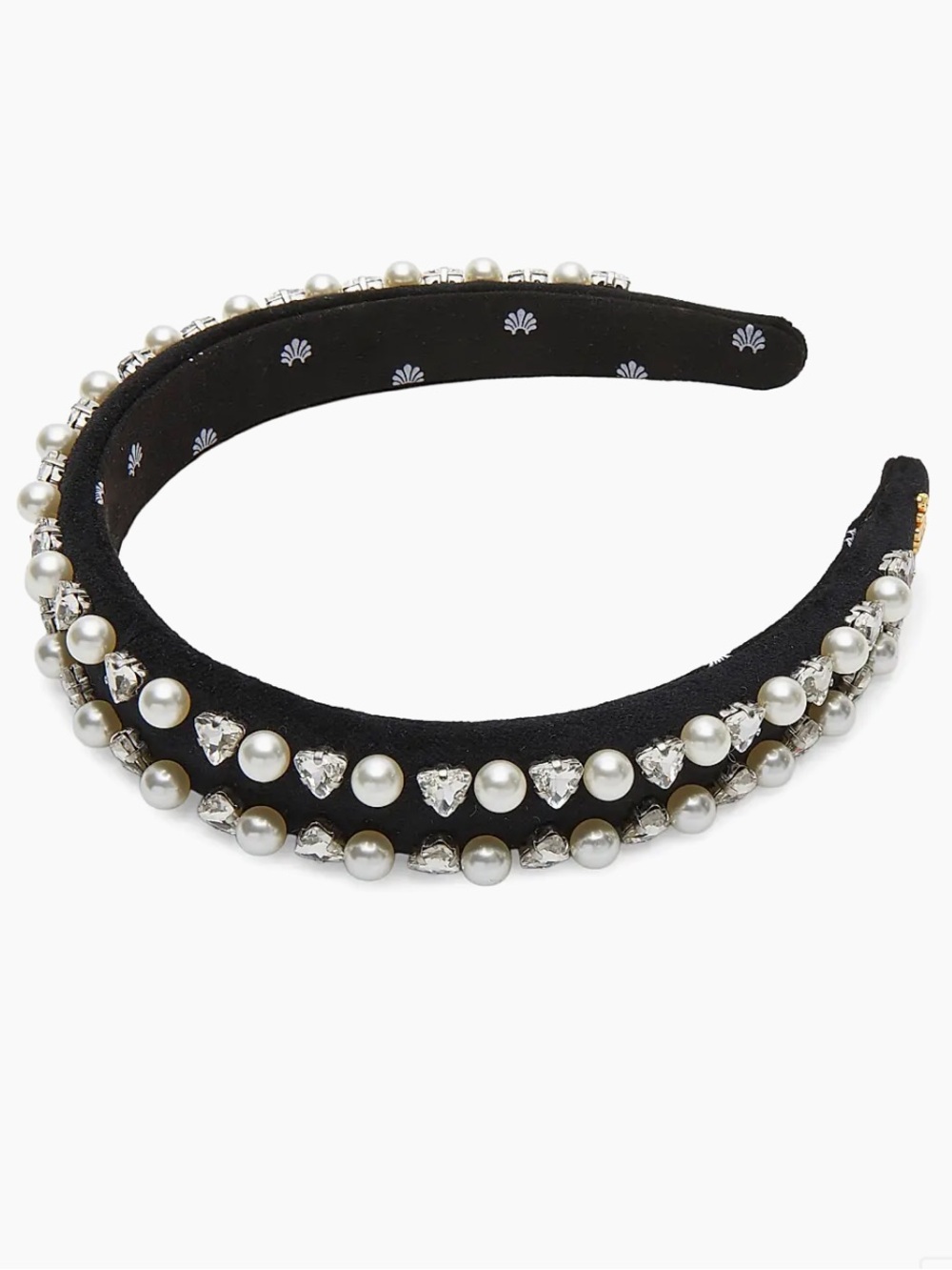 Lele Sadoughi Charlotte Crystal & Pearl Headband
